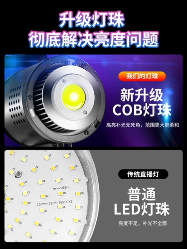 [Отправить прямую трансляционную стойку] · Профессиональная трансляция в прямом эфире световой свет 300 Вт интернет -знаменитость якорь красавица кожа сферическая мягкая светлая коробка