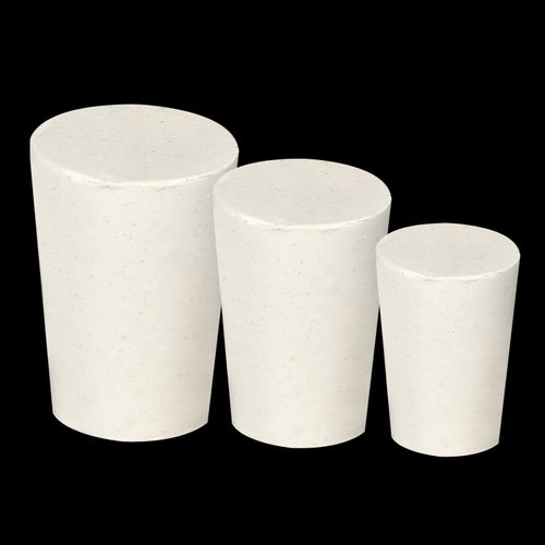 橡胶塞堵头 水管塞 橡皮塞 密封塞 橡胶塞子 橡皮塞子闷头 三角烧瓶 圆底烧瓶 锥形瓶 玻璃试管塞实验室用 - 图0