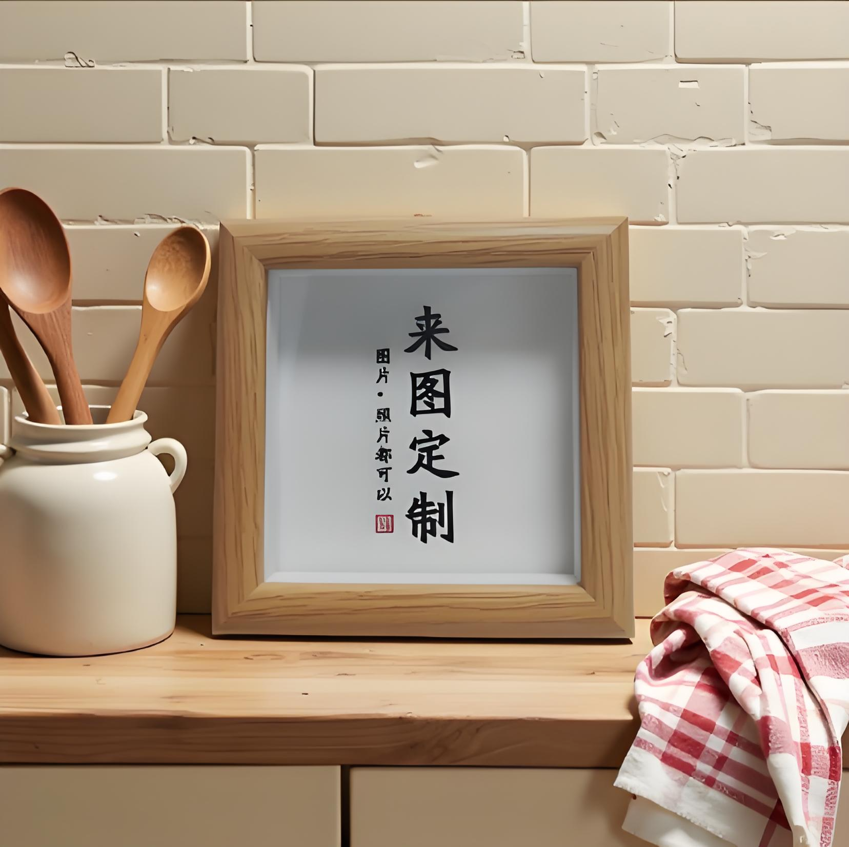 立体正4寸中空摆件迷你小相框私人定制画框摆台