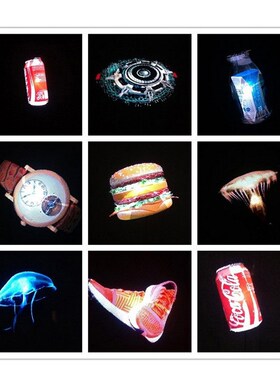 3D Hologram Projector Light Advertising Display LED Fan Holo