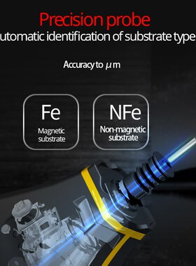 Professional paint thickness gauge of automotive car paint t