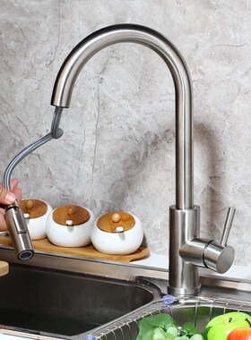 Stainless Steel Touch Control Kitchen Faucets 3 Color Smart