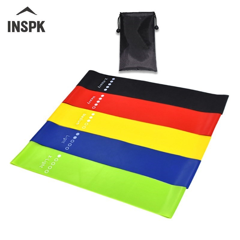 Yoga Resistant Band Set ,Fitness Elastic Tape,5pcs Gym Band - 图1