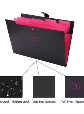 Folder A4 Document Bag 5 Pockets Folder Documents Organizer