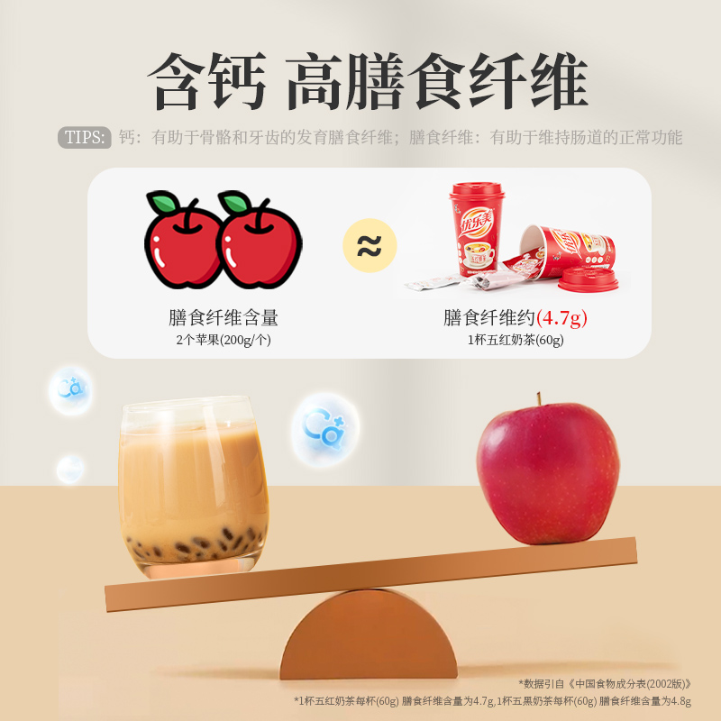 优乐美经典椰果冲泡奶茶粉杯装 饮料品下午茶多口味任选