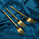 304 stainless steel fork household long handle personalized tableware