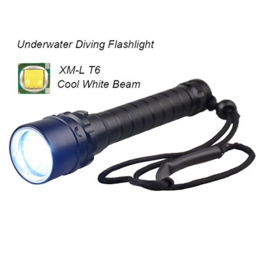 1000 LM T6 LED Glare Waterproof Fill Light Scuba Diving Flas - 图0