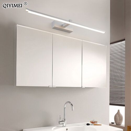 led mirror lights Wall lamps bathroom Waterproof white black - 图2