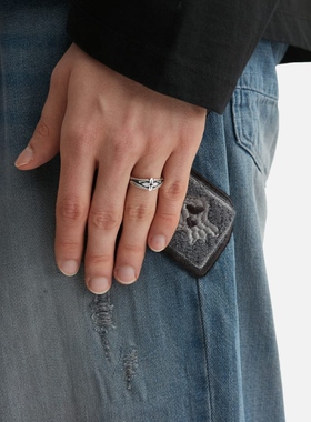 POLYTERU 925 Silver Ring 006 - Antique Cross 戒指 HBX