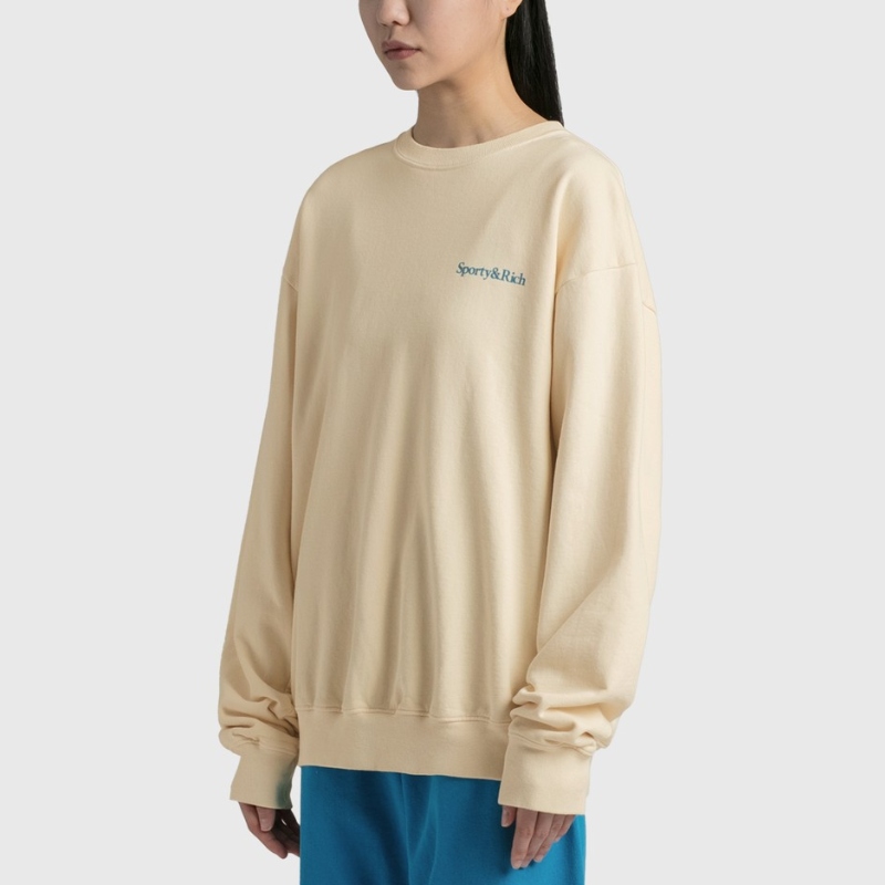 美式复古卫衣运动衫女HBX