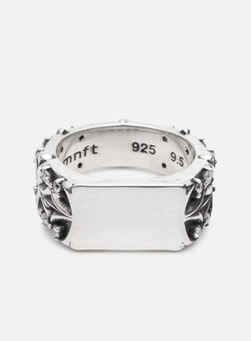 MIDNIGHTFACTORY Maltese Cross Quadruplets Signet 戒指HBX