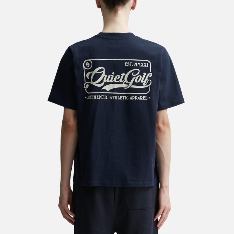 QUIET GOLF Badge T-Shirt 短袖T恤男HBX - 图2