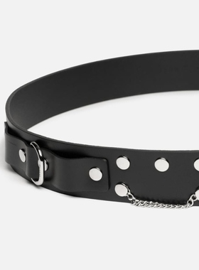 LCDC Eyelet D-Ring Leather Belt 皮带女HBX