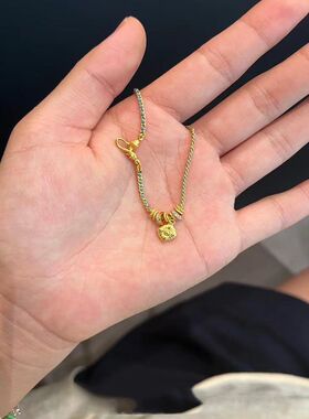 法国CapinKofin金色菱形吊坠编织精致手链小众轻奢设计感高级