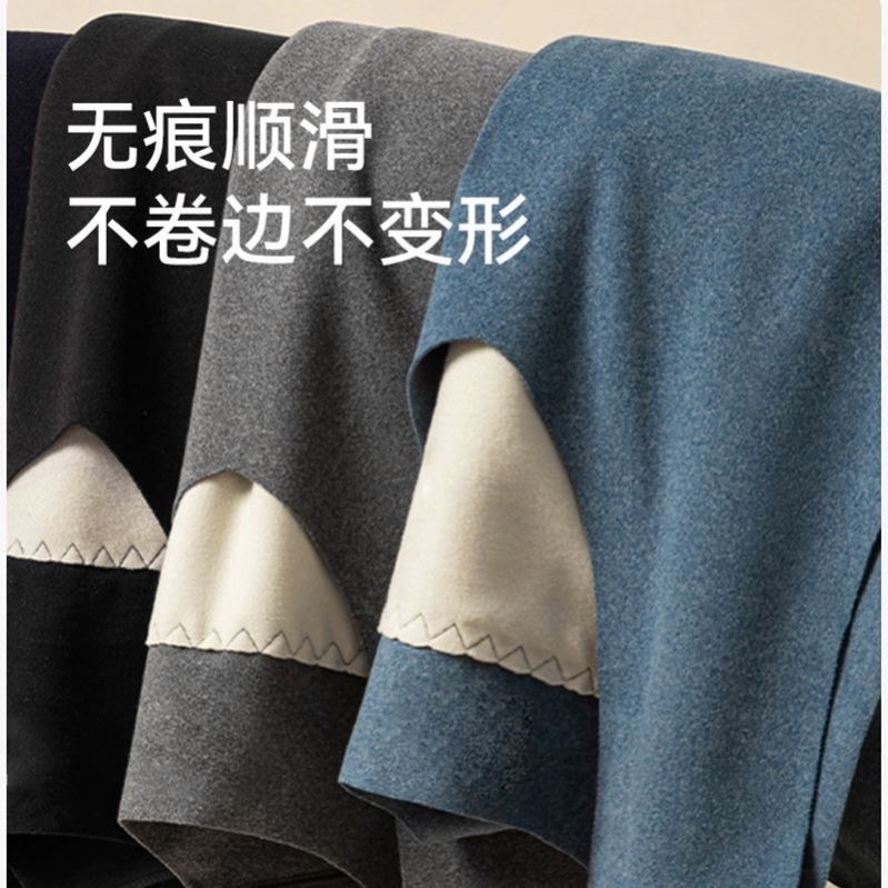 男士无痕贴片背心马甲恒发热德绒双面绒加绒加厚高档双层保温背心