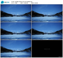 Timelapse Photography Moonlight Galaxy SnowMountain Starry Sky Lunar Night Cosmic Video Material