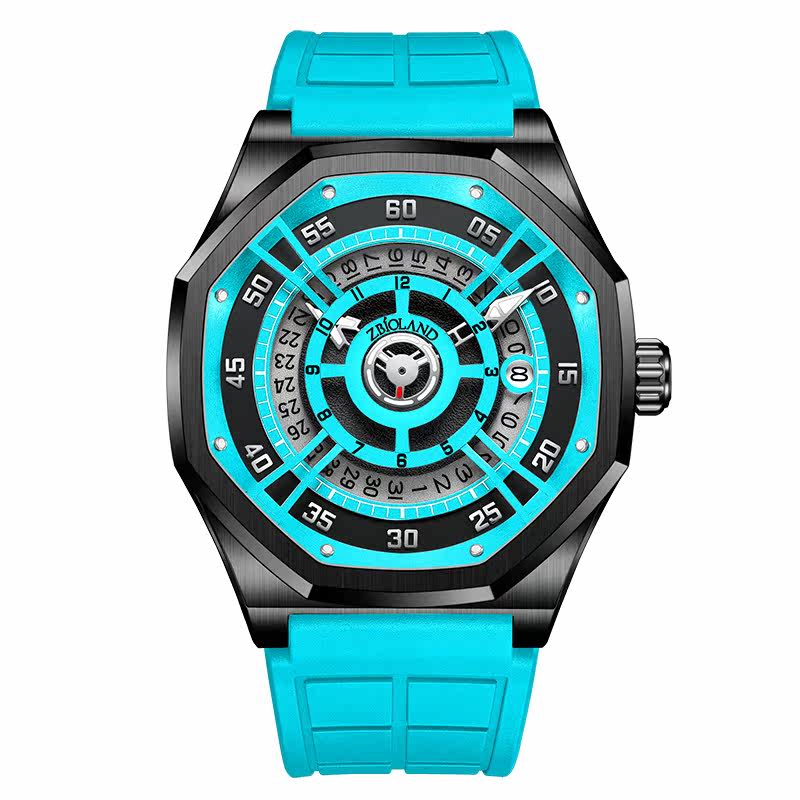 【情人节礼物】珍宝莱机械男士潮男表 珍宝莱国产腕表