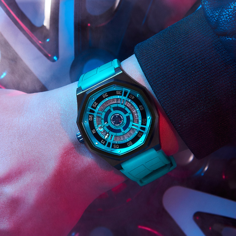 【情人节礼物】珍宝莱机械男士潮男表 珍宝莱国产腕表