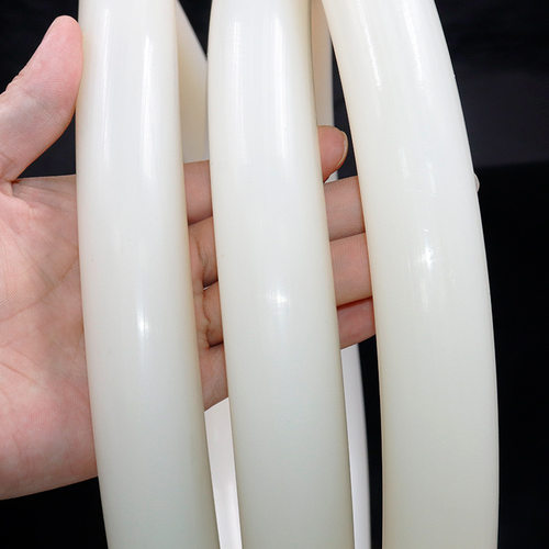 工业白色耐高温硅胶圆条 实心防滑o型条防水密封条1/2/3/4/5/10mm - 图0