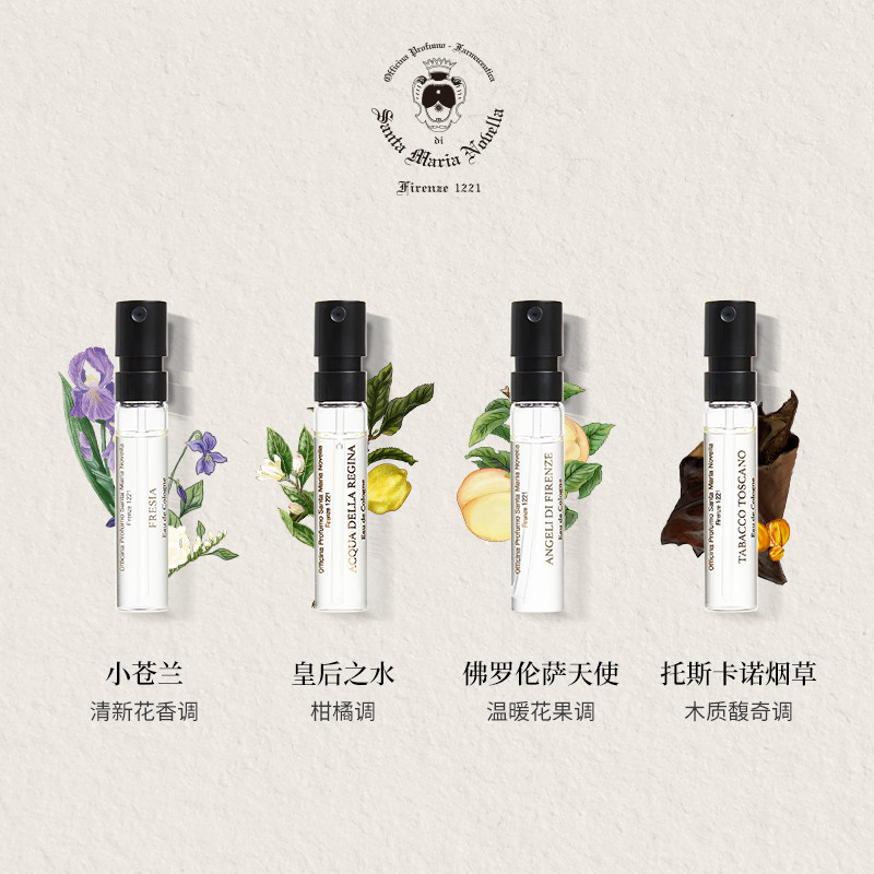 【官方正品】SMN1221佛罗伦萨系列试香礼盒2ml*8香水小样,淘宝优惠券,粉丝福利购,淘宝优惠卷