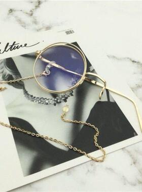 单片眼镜怪盗基德阿蒙单只半边单侧眼镜复古英伦夹眼鼻式有度数