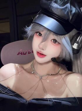身体链肩链肩饰品胸链异域风锁骨链性感锆石高级感项链女配饰挂链
