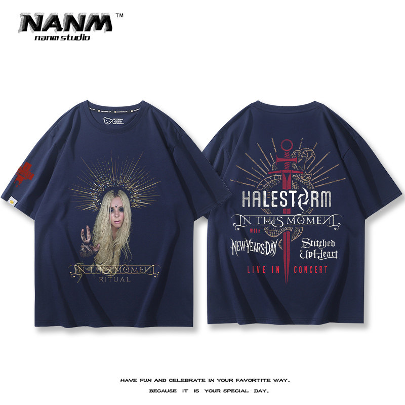 美国in this moment短袖男夏季t恤 nanmT恤