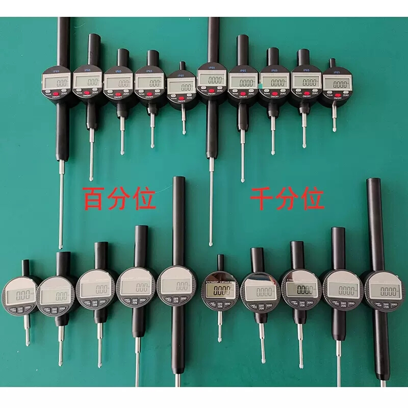 电子千分表数显百分表0-50高度规0-100高度计0-150高度深度测量仪-图1