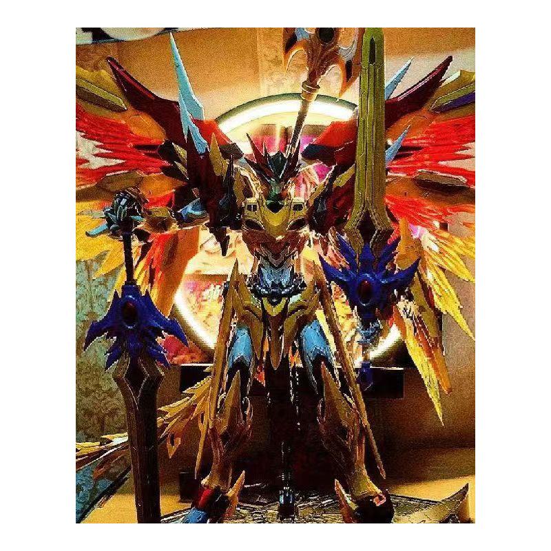 Gundam HG assembled deformed motor core Lu Bu White Tiger Ao Bing Cao Ren Gan Jiang Guan Yu mecha model toy