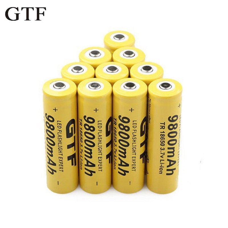 18650 3.7V 9800mAh Li-ion battery Rechargeable Lithium ion B - 图0