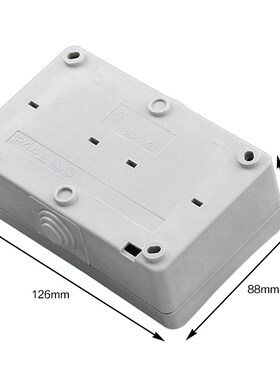 Waterproof Socket IP44 Dual  Outdoor Wall Power Socket