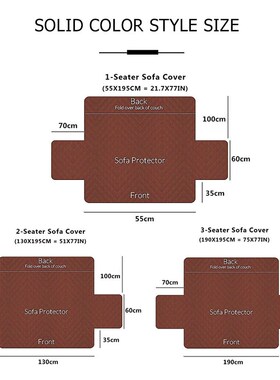 1/2/3seat Pet Sofa Covers for Living Room Couch Cover Chair