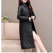 Light and thin warm 100 Lap Down Clothing Women Hanpie Brand Women Dress Winter Fashion Pure Color Minima Length 100 lap liner