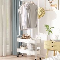 Floor Hanger Cloister Hood Subbedroom Living-room Living-room Hanging Hanger Simple Home Mobile Stroller Set With Balcony Clothes Hanger