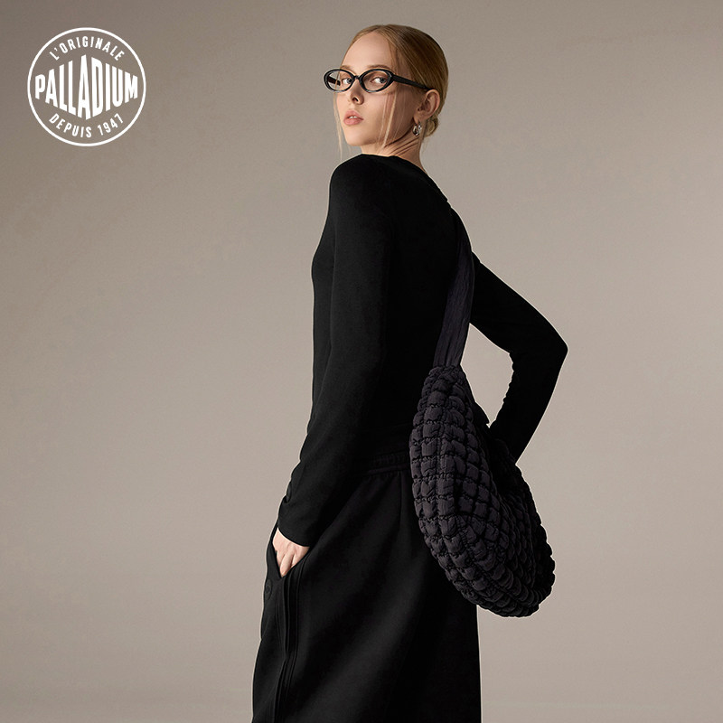 PALLADIUM帕拉丁简约百搭女款修身圆领打底衫内搭长袖T恤1912904,淘宝优惠券,粉丝福利购,淘宝优惠卷