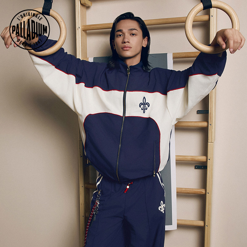 【敖瑞鹏同款】PALLADIUM帕拉丁上装时尚撞色拼接男女外套1011858,淘宝优惠券,粉丝福利购,淘宝优惠卷
