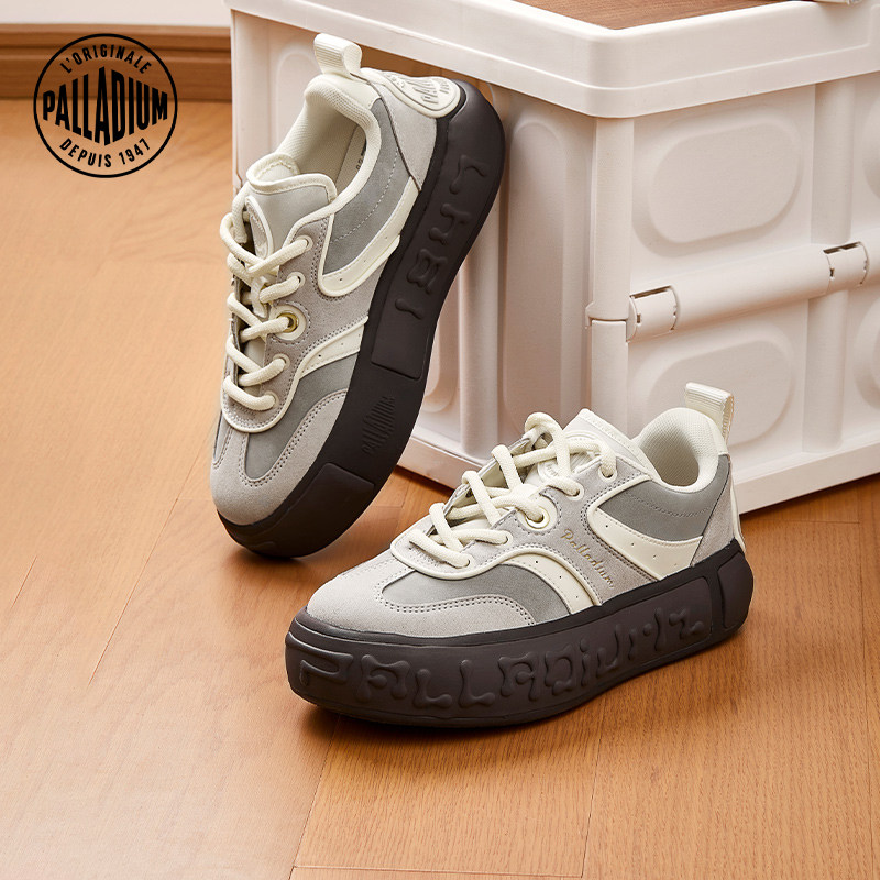【敖瑞鹏同款】PALLADIUM帕拉丁男女厚底增高鞋子经典德训板鞋