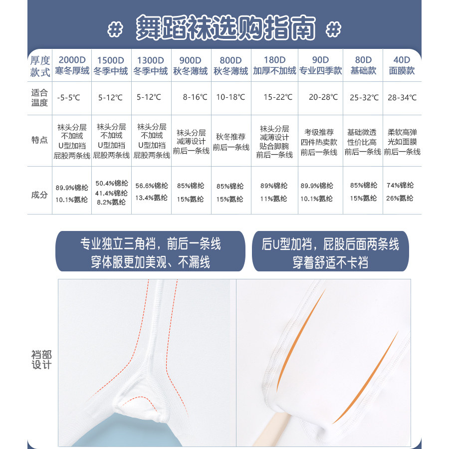 成人舞蹈袜丝袜女芭蕾专用袜裤大袜打底裤秋冬儿童裤袜白色连裤袜,淘宝优惠券,粉丝福利购,淘宝优惠卷