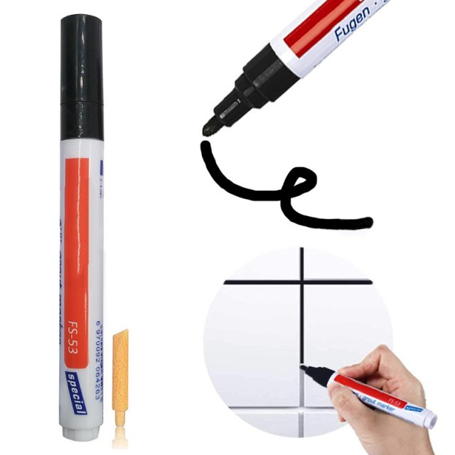 Tile Pen Wall Grout Color Pen Tile Repair Pen Refill Wall Ga - 图1