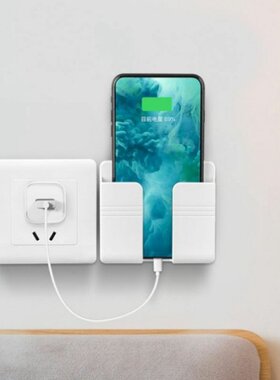 Wall Mounted Organizer Box Remote Control Mounted Mobile Pho