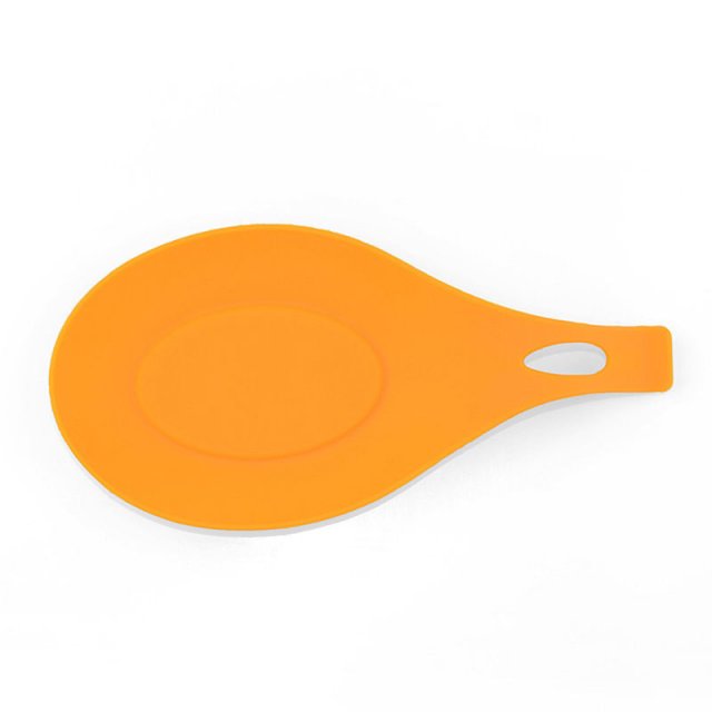 1pc Durable Small Silicone Spoon Rest Heat Resistant Non-sti - 图3