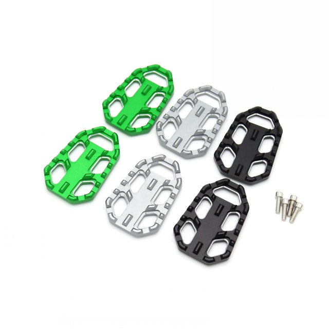 Motorcycle FootPegs Front Billet Wide Pedals Rest Footpegs R-图0