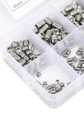 300Pcs M3 M4 M5 M6 M8 Hex Socket Screw with Box 304 Stainles
