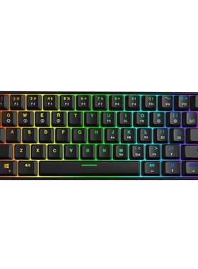 61 Keys Wireless 60% Keys Gateron Optical Switch RGB Backlig
