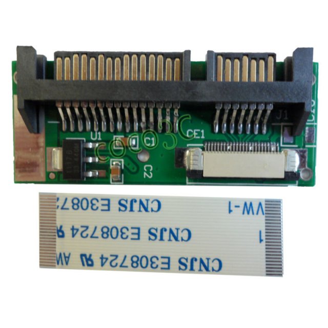 24pin 1.8 LIF SSD to 22pin 2.5 SATA converter card THNSNC128-图0