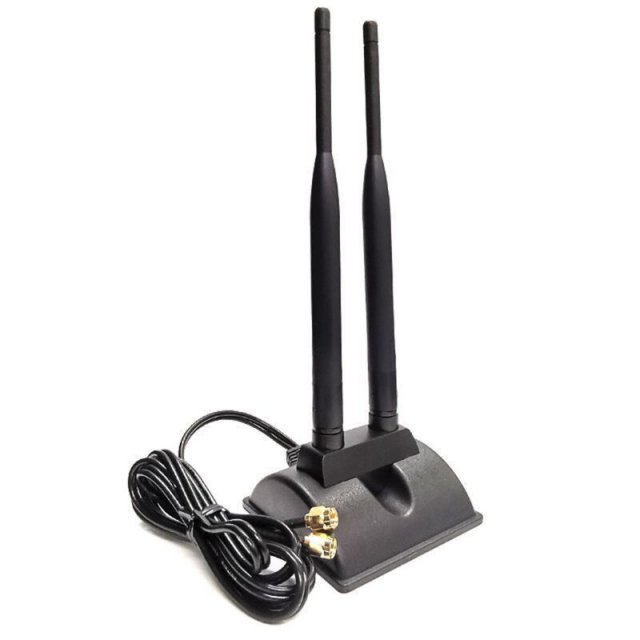 5G Dual Band WiFi Antenna 6DBi Omni Directional Plug Connect-图0