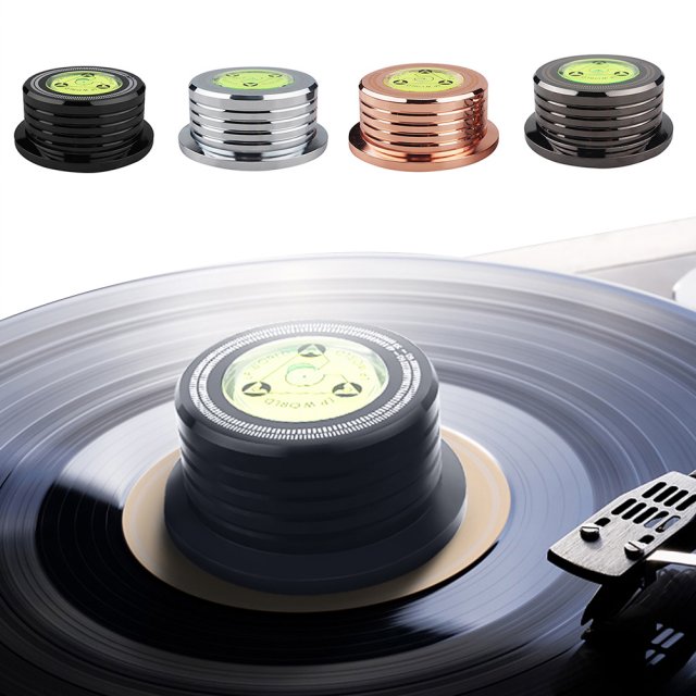 Universal 50/60HZ Vinyl Record Player Disc Turntable Stabili - 图0