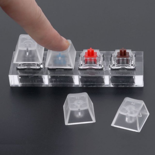 1PC Gateron MX Switch Acrylic Mechanical Keyboards Switch 4 - 图0