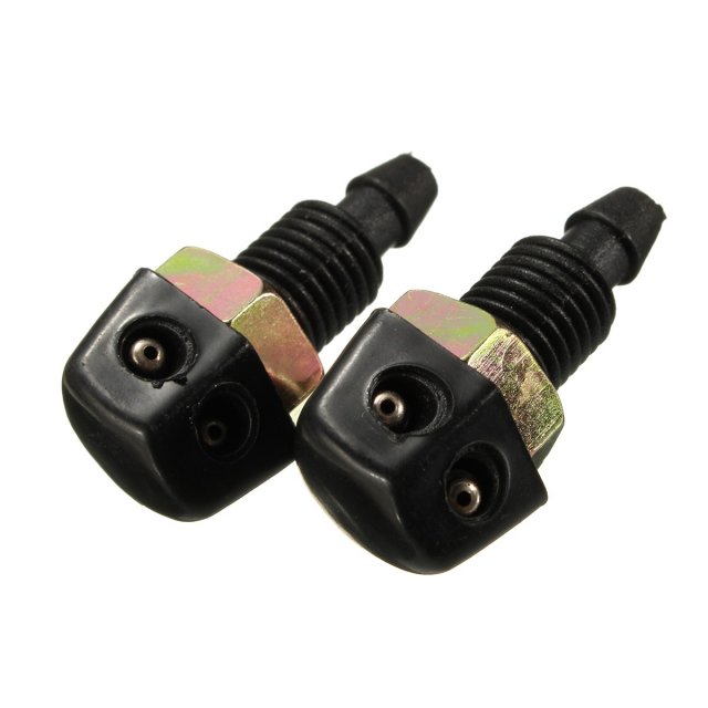 Car Vehicle Front Windshield Washer Sprayer Nozzle Plastic B - 图0