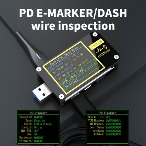 FNB48 Voltmeter Ammeter Current Voltmeter USB Tester PD Trig - 图1